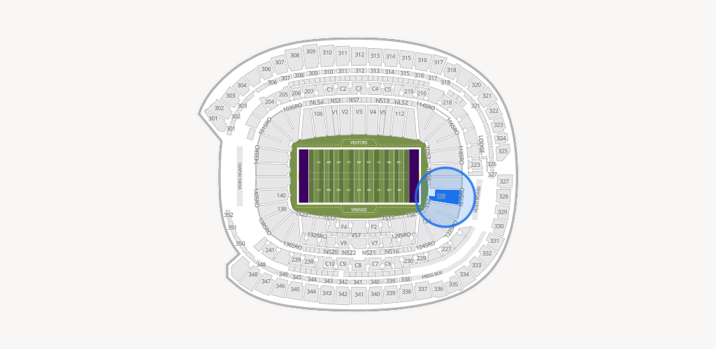 U.S. Bank Stadium Seating Chart