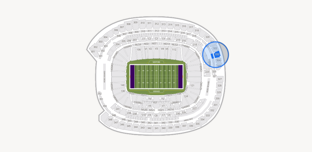 U.S. Bank Stadium Seating Chart