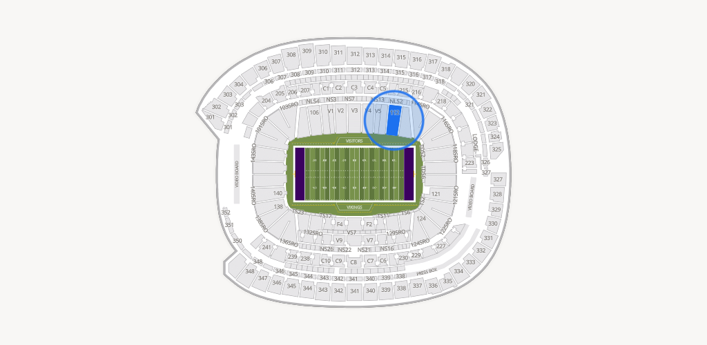 U.S. Bank Stadium Seating Chart