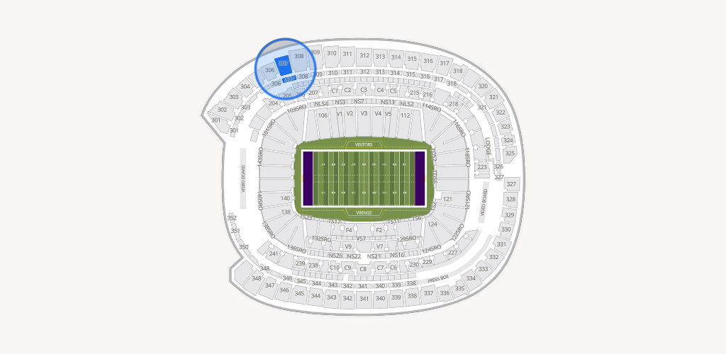 U.S. Bank Stadium Seating Chart