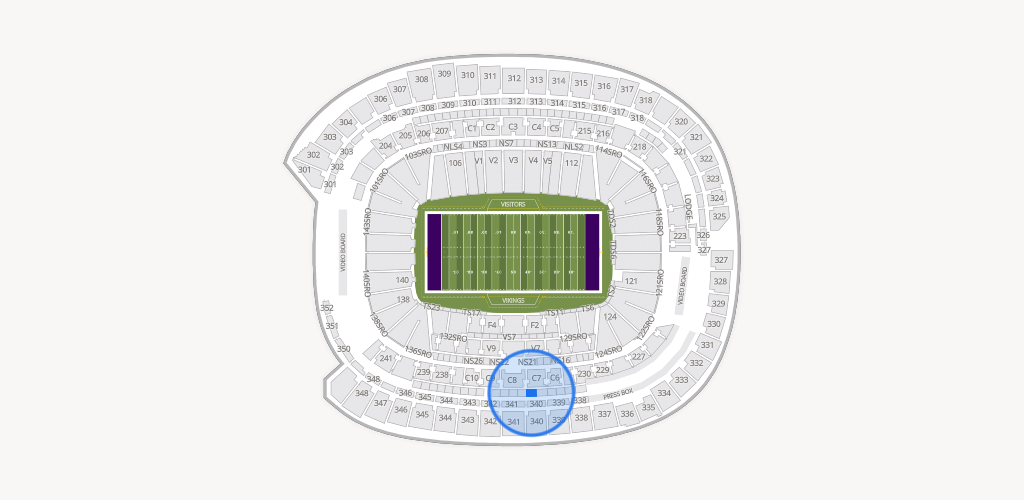 U.S. Bank Stadium Seating Chart
