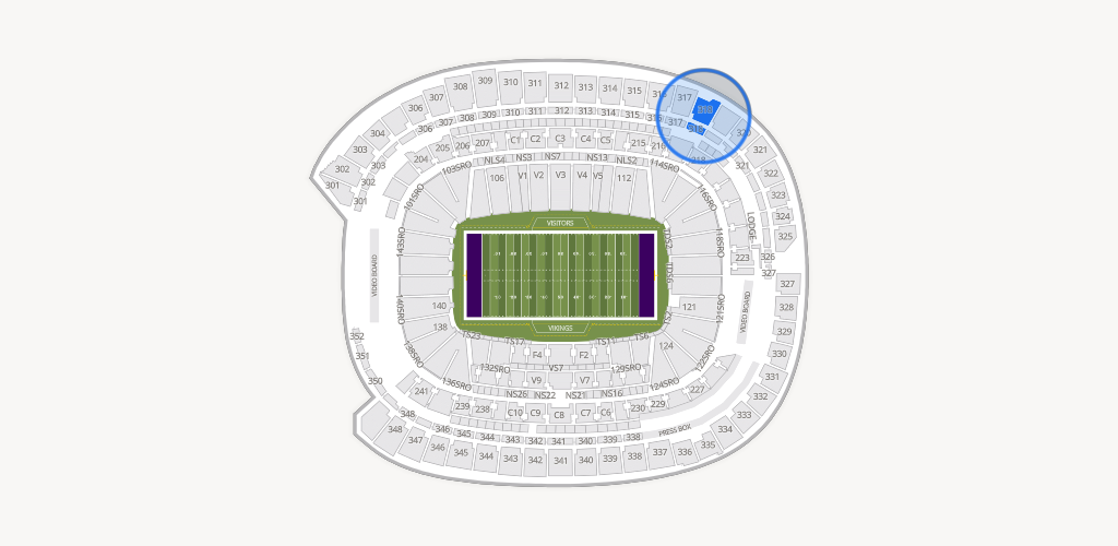 U.S. Bank Stadium Seating Chart