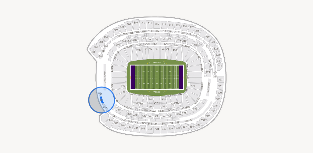 U.S. Bank Stadium Seating Chart