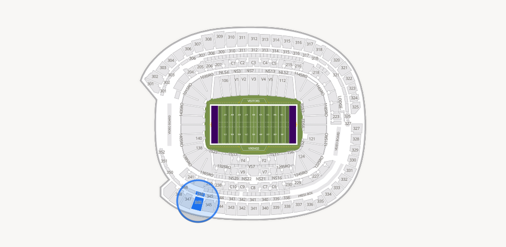 U.S. Bank Stadium Seating Chart