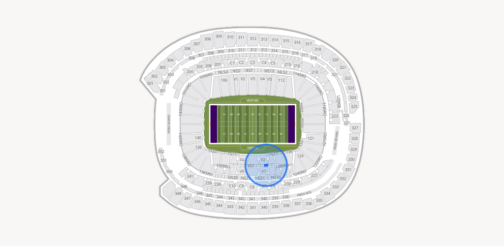 U.S. Bank Stadium Seating Chart