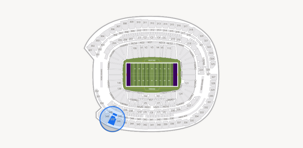 U.S. Bank Stadium Seating Chart