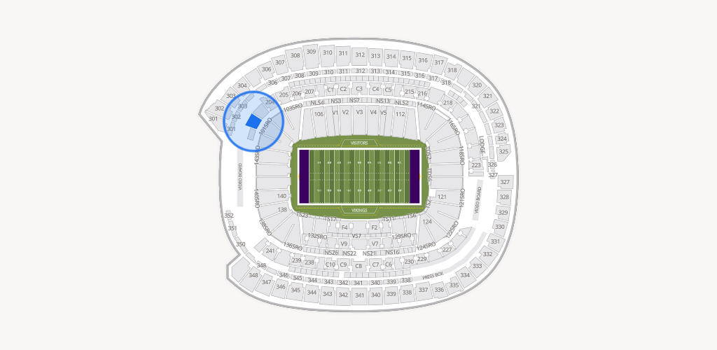 U.S. Bank Stadium Seating Chart