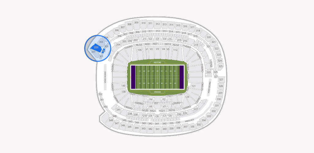 U.S. Bank Stadium Seating Chart