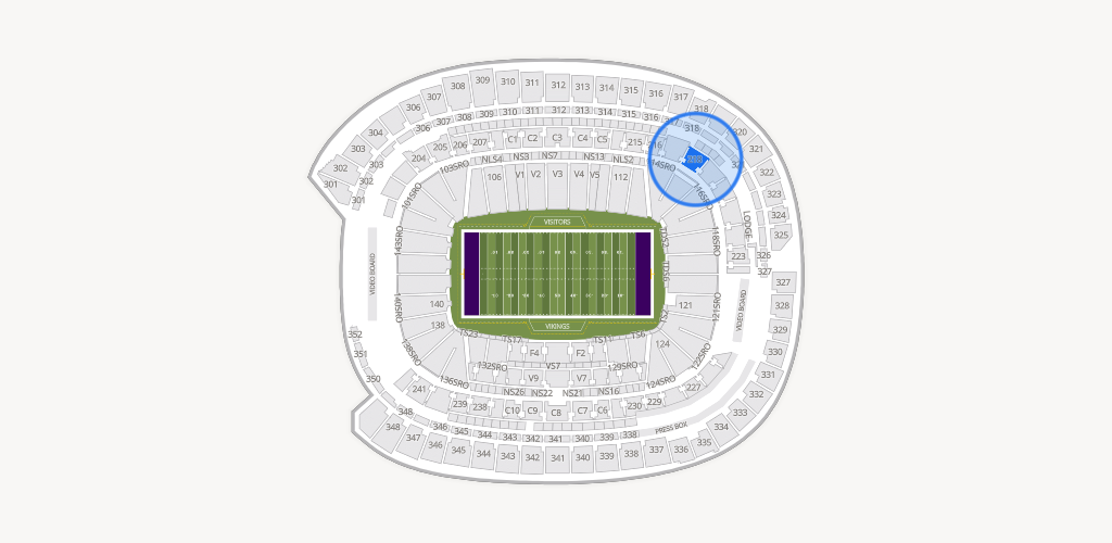 U.S. Bank Stadium Seating Chart