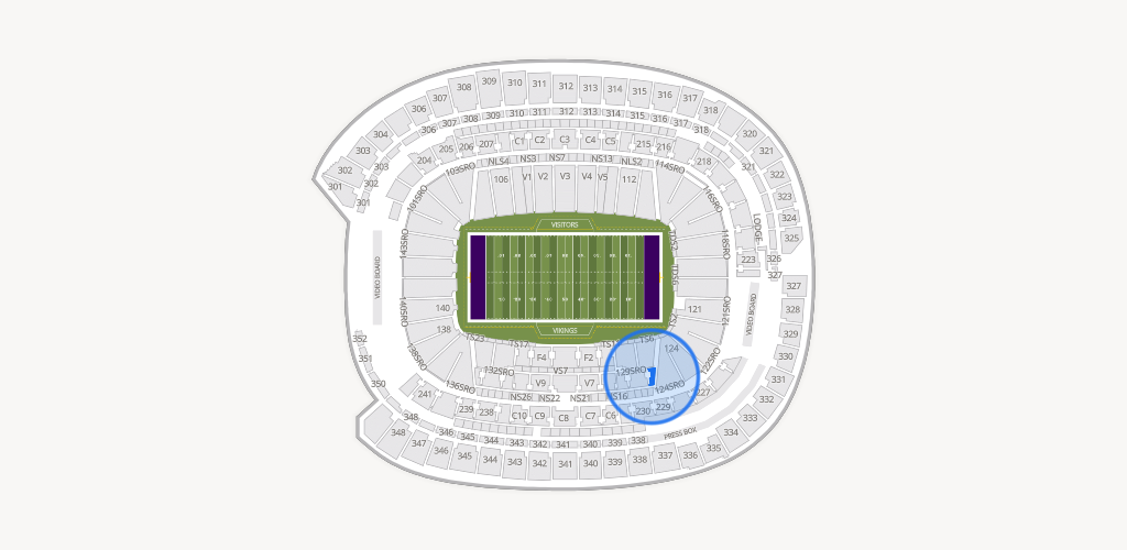 U.S. Bank Stadium Seating Chart