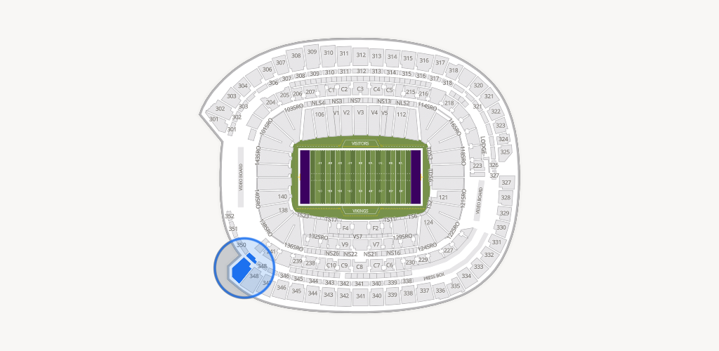 U.S. Bank Stadium Seating Chart