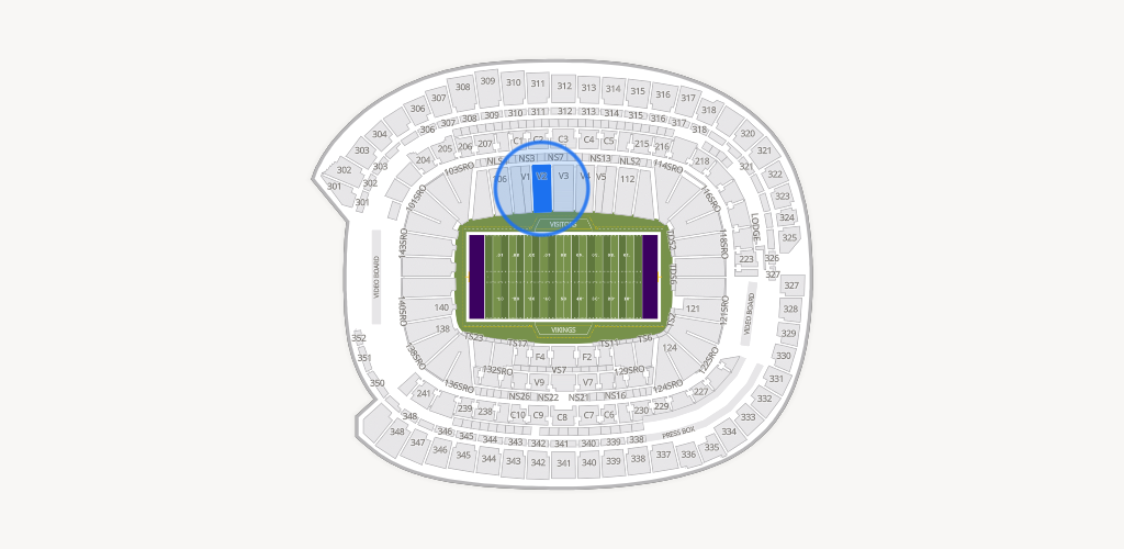 U.S. Bank Stadium Seating Chart