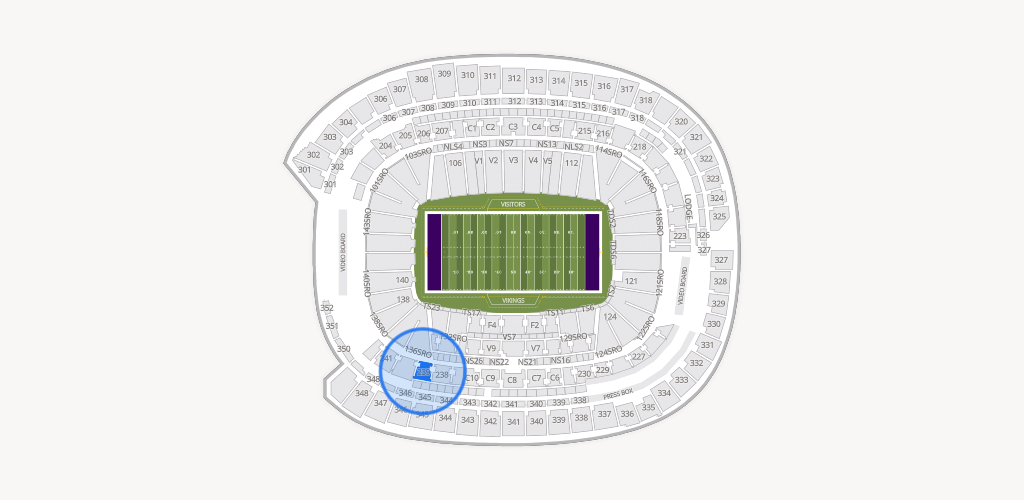 U.S. Bank Stadium Seating Chart