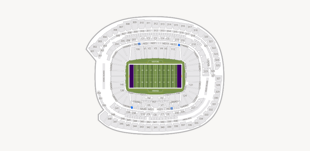 U.S. Bank Stadium Seating Chart