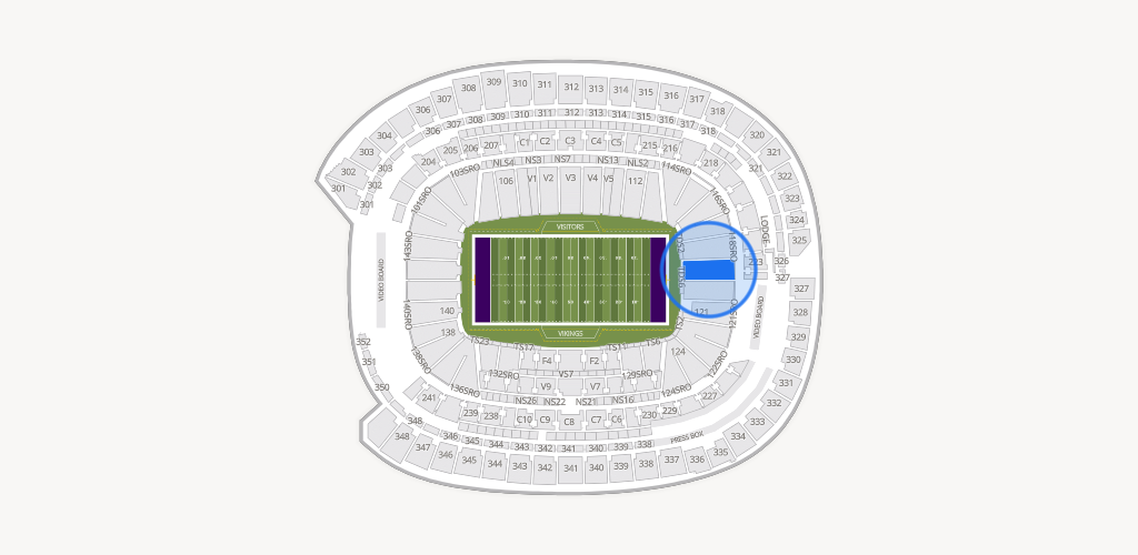 U.S. Bank Stadium Seating Chart