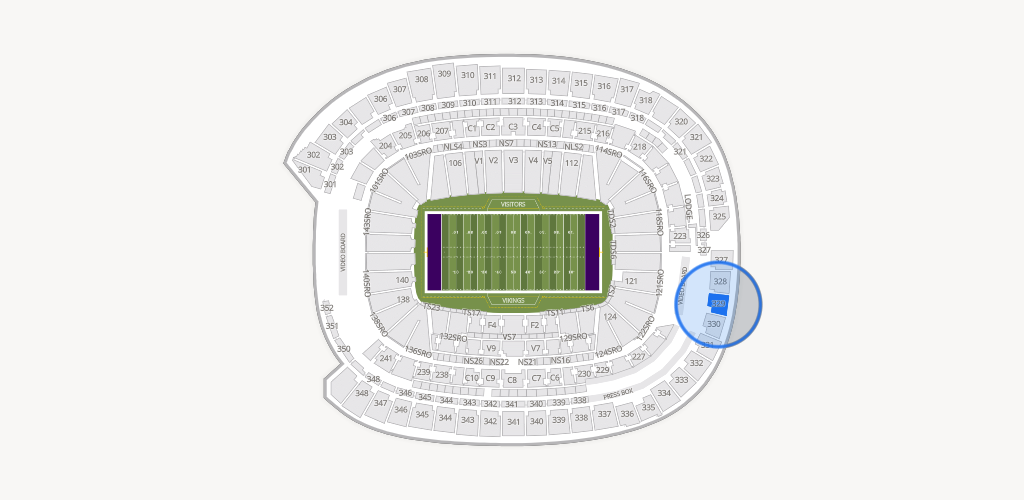 U.S. Bank Stadium Seating Chart