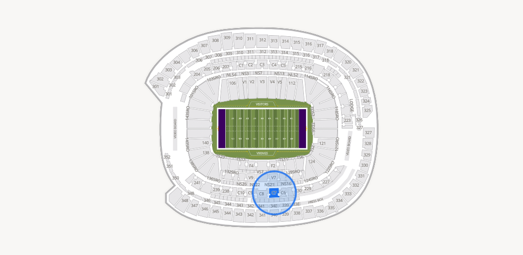 U.S. Bank Stadium Seating Chart