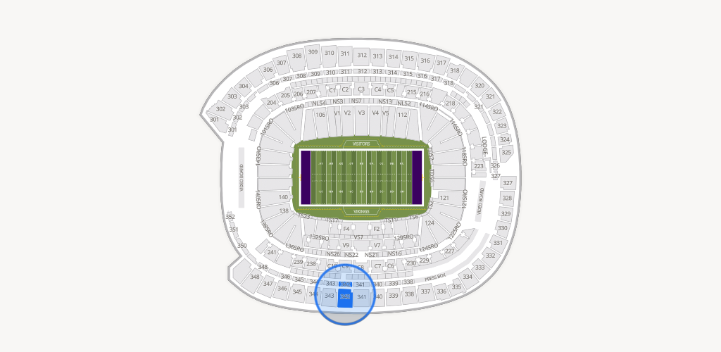 U.S. Bank Stadium Seating Chart