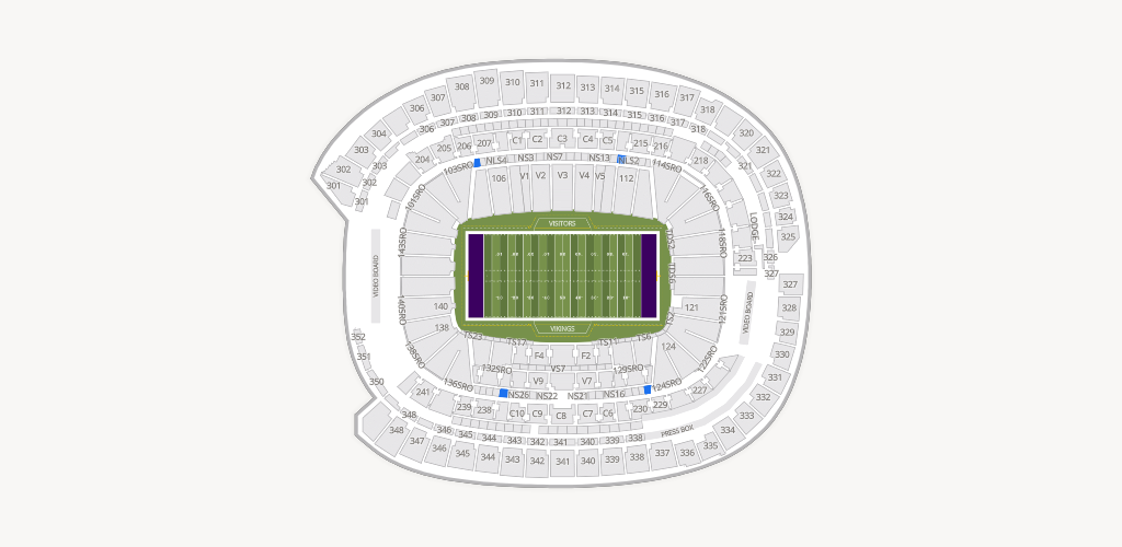 U.S. Bank Stadium Seating Chart