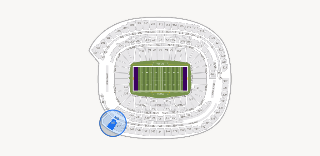 U.S. Bank Stadium Seating Chart