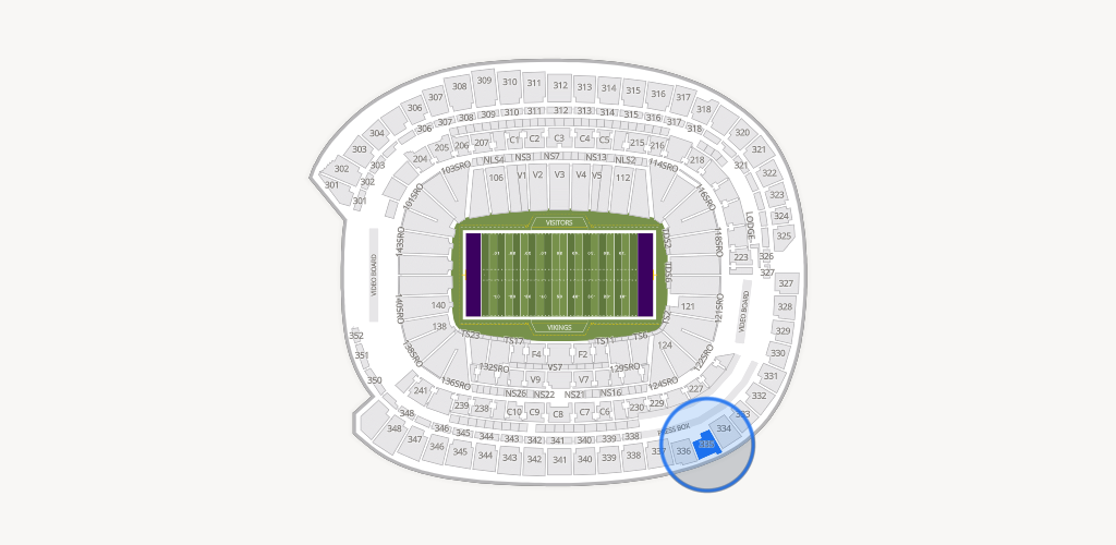 U.S. Bank Stadium Seating Chart