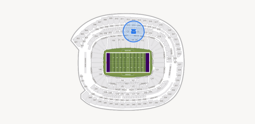 U.S. Bank Stadium Seating Chart
