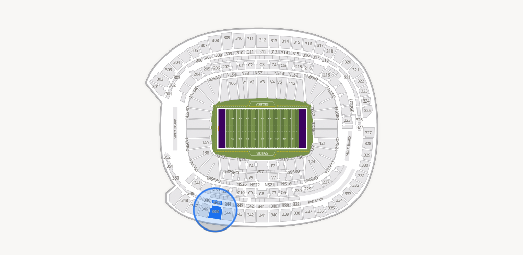 U.S. Bank Stadium Seating Chart