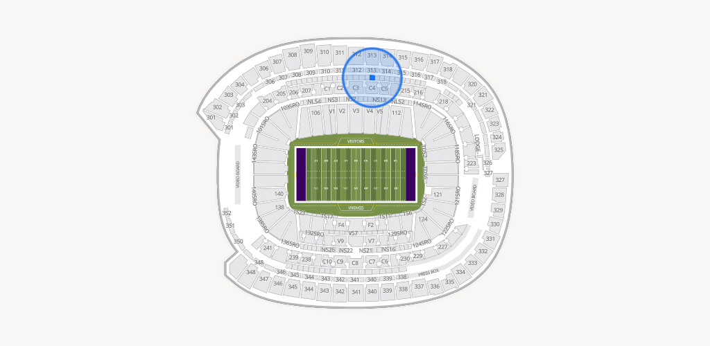 U.S. Bank Stadium Seating Chart