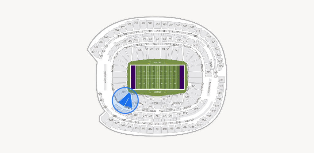 U.S. Bank Stadium Seating Chart