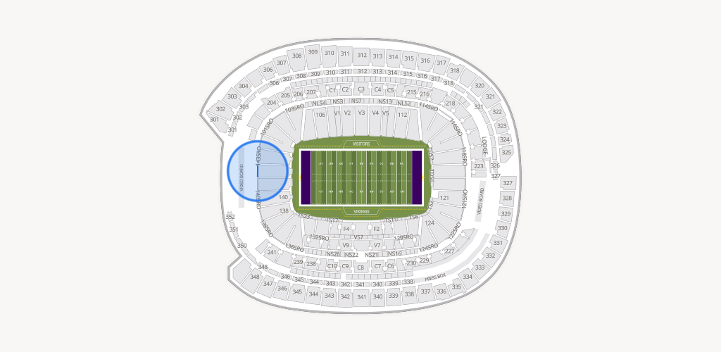 U.S. Bank Stadium Seating Chart