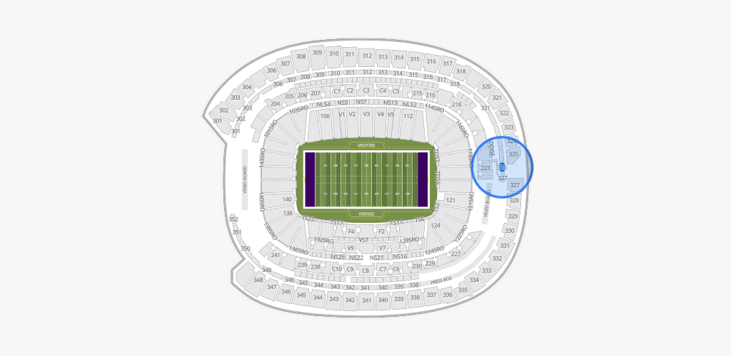 U.S. Bank Stadium Seating Chart