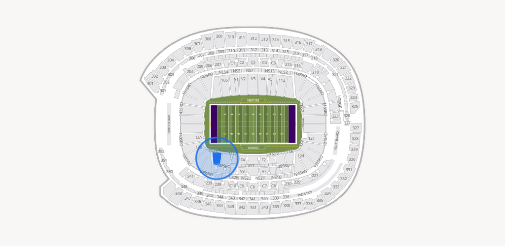 U.S. Bank Stadium Seating Chart