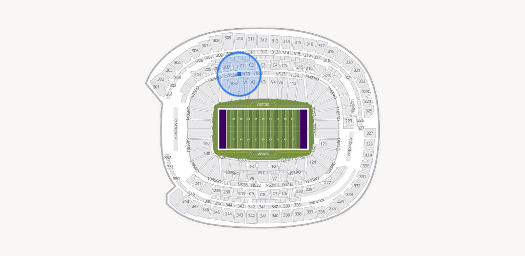 U.S. Bank Stadium Seating Chart