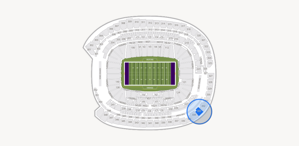 U.S. Bank Stadium Seating Chart