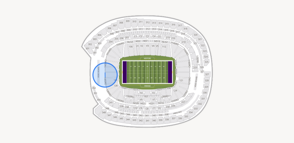 U.S. Bank Stadium Seating Chart