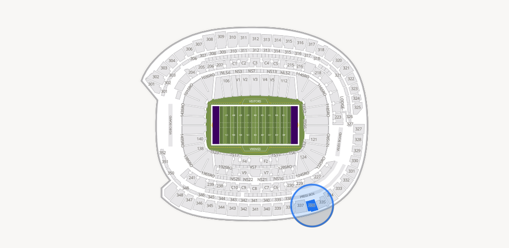 U.S. Bank Stadium Seating Chart