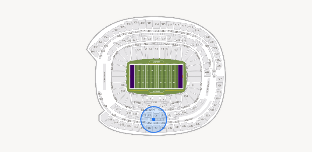 U.S. Bank Stadium Seating Chart