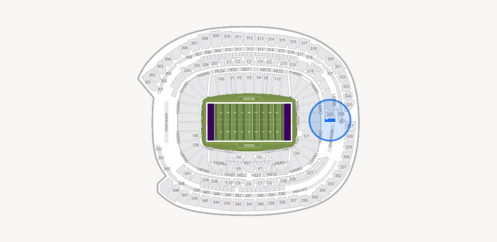 U.S. Bank Stadium Seating Chart