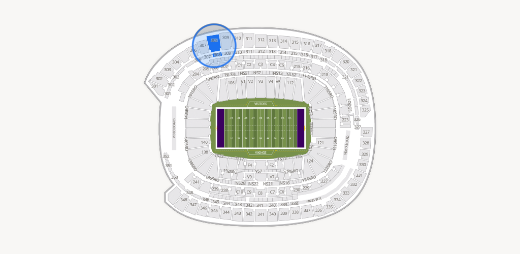 U.S. Bank Stadium Seating Chart