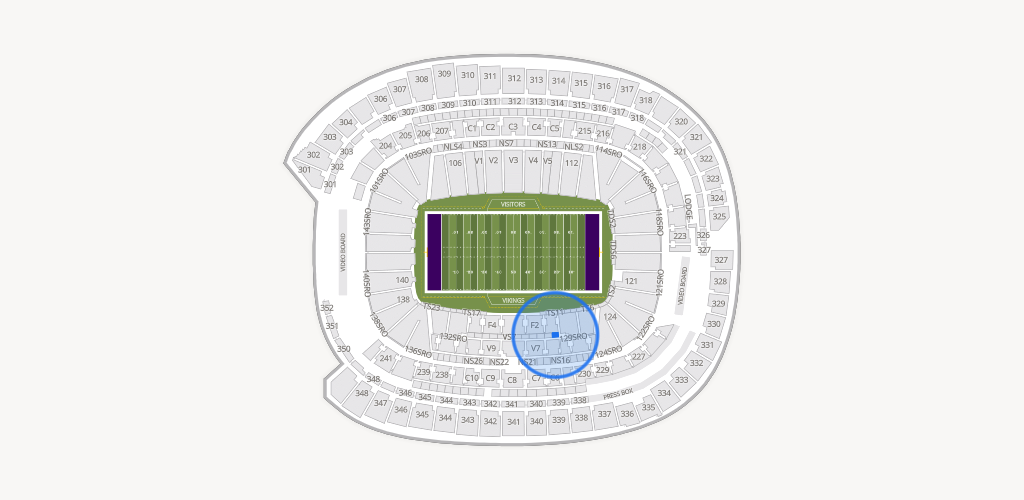 U.S. Bank Stadium Seating Chart