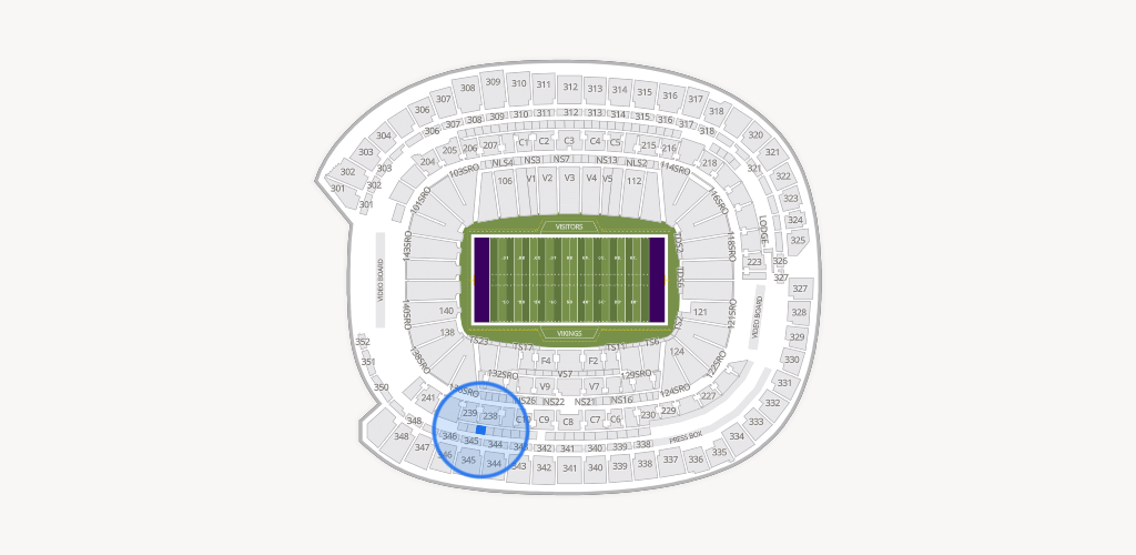 U.S. Bank Stadium Seating Chart