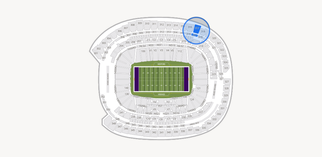 U.S. Bank Stadium Seating Chart