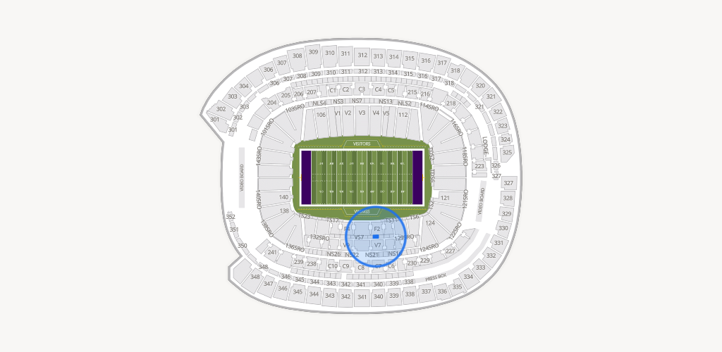 U.S. Bank Stadium Seating Chart