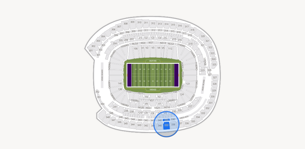 U.S. Bank Stadium Seating Chart