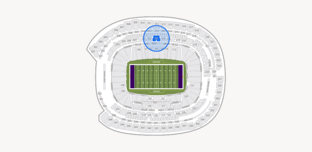 U.S. Bank Stadium Seating Chart