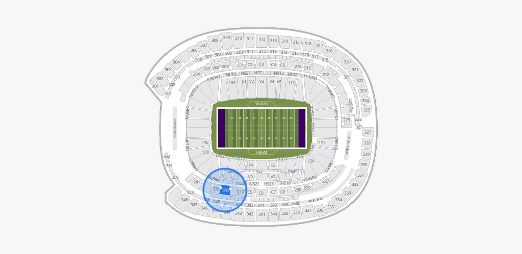 U.S. Bank Stadium Seating Chart