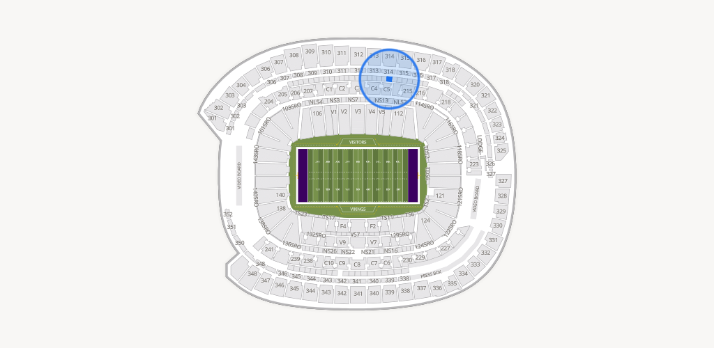 U.S. Bank Stadium Seating Chart