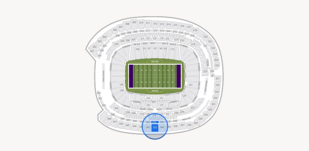 U.S. Bank Stadium Seating Chart