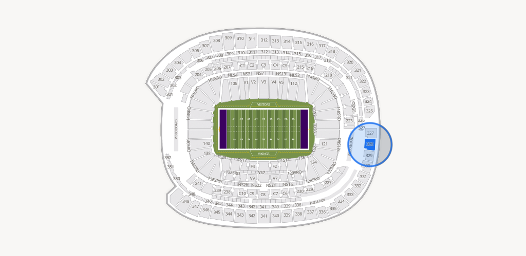 U.S. Bank Stadium Seating Chart