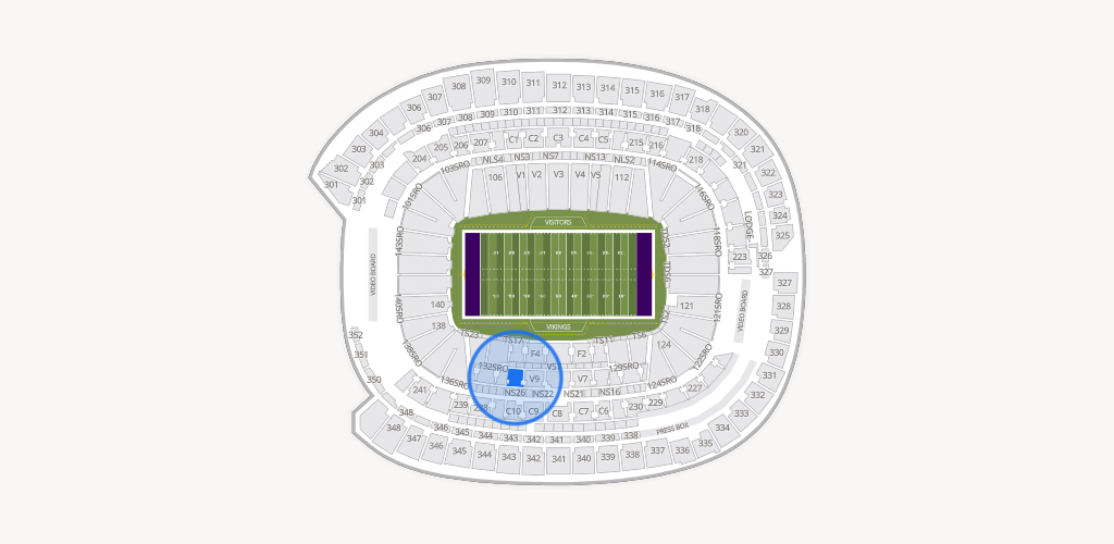 U.S. Bank Stadium Seating Chart